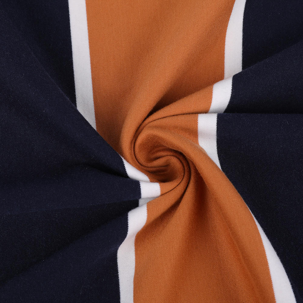 Komfortabel blød og hudvenlig La Cotton Cashmere trådjustering Liquid Ammoniak Interlock Stof