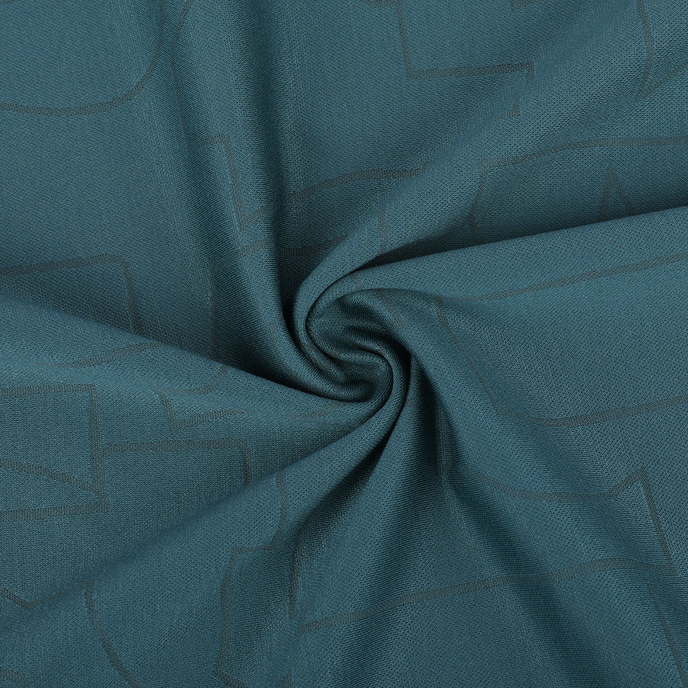 Dobbelt jacquard blød hudvenlig silke bomuldsskjorte stof