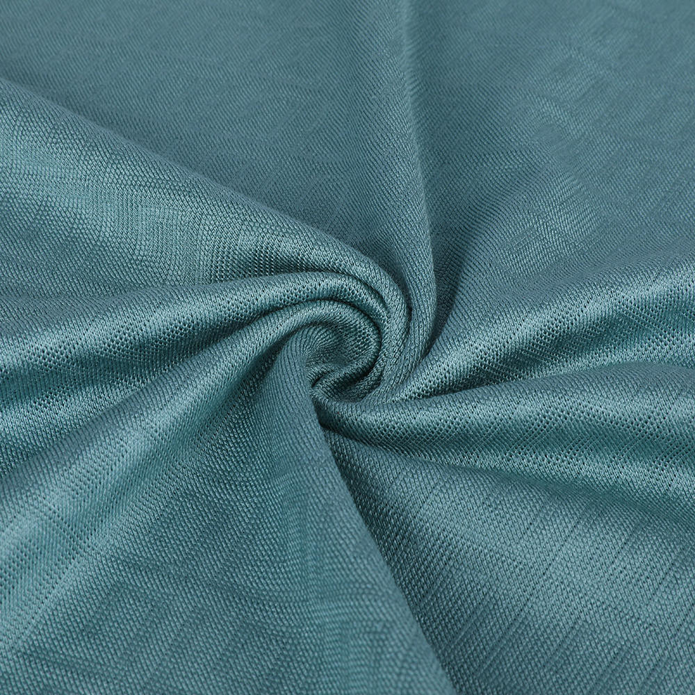 Komfortabel åndbar en-sidet jacquard miljøvenlig silkestof til forretningstøj