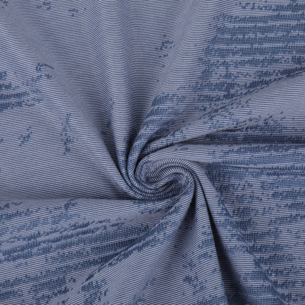 Åndbar miljøvenlig La Liquid Ammoniia Jacquard Transfer Striket stof
