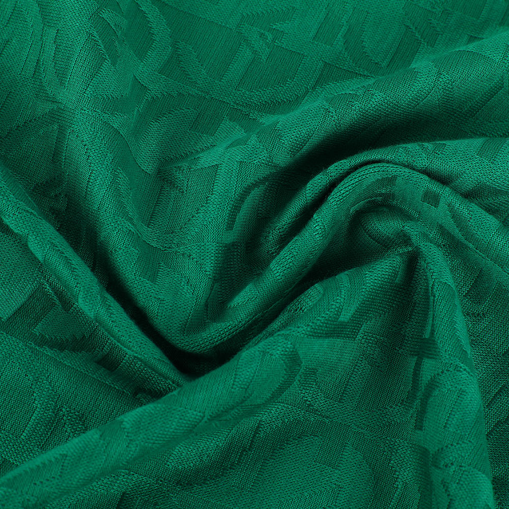 Overfør strikket merceriseret jacquard miljøvenligt åndbart stof
