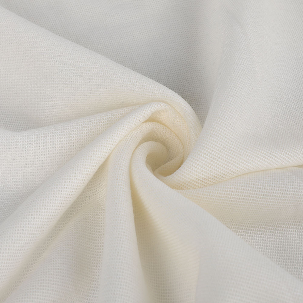 Krympesikre enkelt jacquard uld la stof