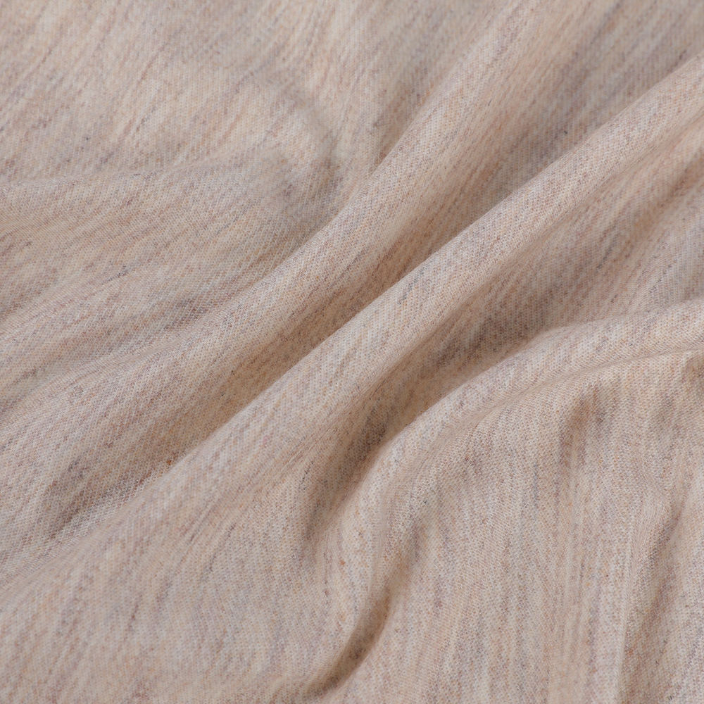 Varme behagelig blød spandex single jacquard uldstof