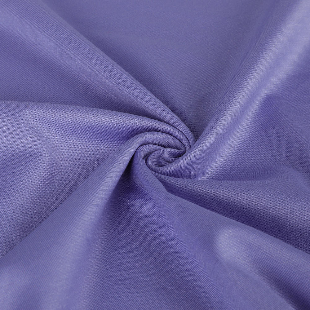 Miljøvenlig luksustrøje åndbar 10/90 Mulberry Silk bomuldsstof