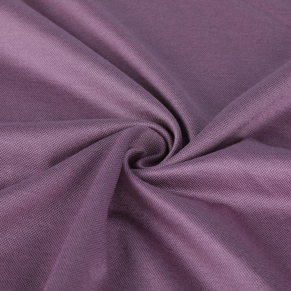 Åndbar luksus Jacquard 55/45 Mulberry Silk bomuldsstof