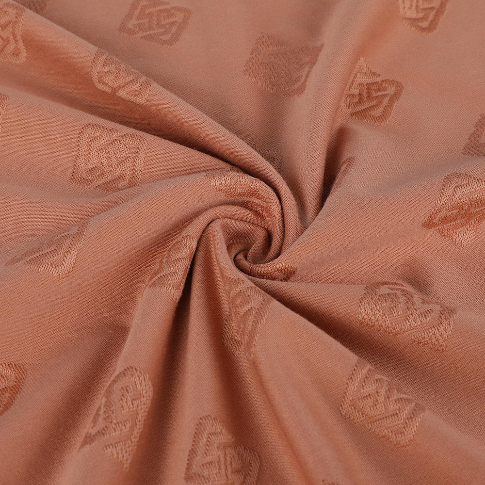 Miljøvenlig Jacquard Loop Transfer 10/90 Mulberry Silk bomuldsstof