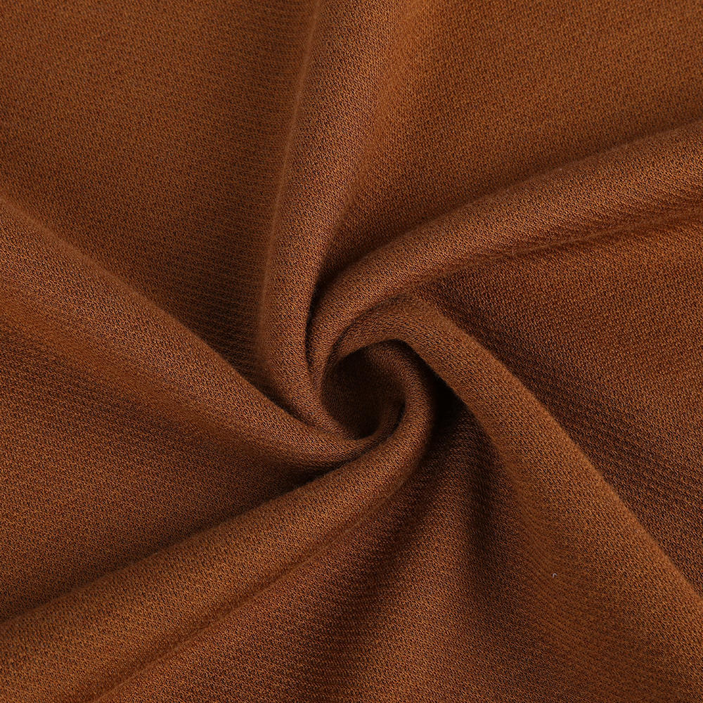 Interlock dobbeltsidet Jacquard komfortabelt spandex strikket stof til kvinder