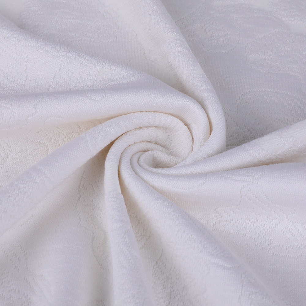 Luksus åndbar jacquard udendørs fritidssport silke bomuld polyester stof