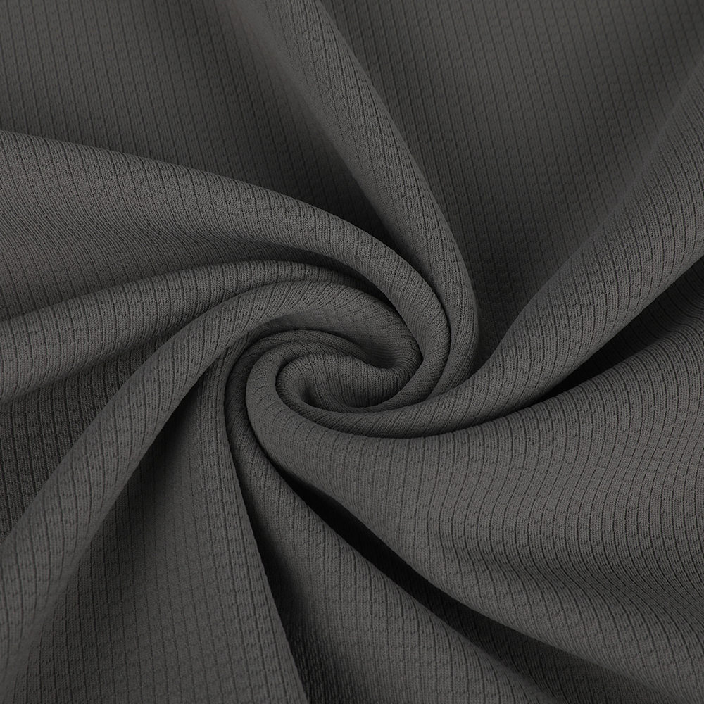 Letvægtsfugtighedsabsorption og hurtig tørring af dobbelt jacquard udendørs fritidssportpolyester stof