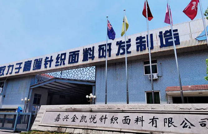 Jiaxing Jinkaiyue strikede stof Co., Ltd.